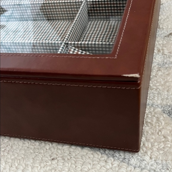 Stackers Brown Jewelry Organizer with Checkered Interior - Picture 8 of 16
